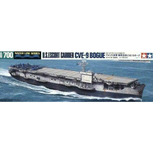 Tamiya TAM31711 CVE-9 BOGUE US ESCORT CARRIER (1/700) New - TISTA MINIS