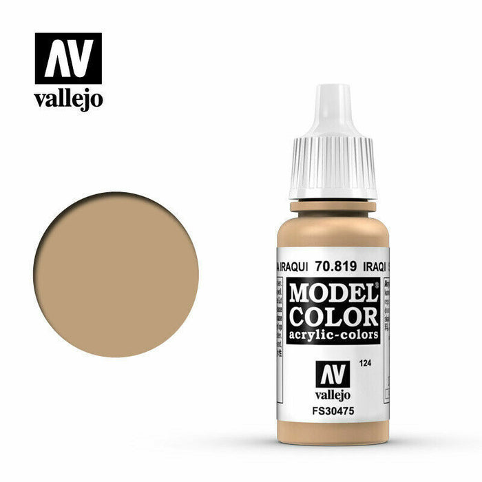 Vallejo Model Colour Paint Iraqui Sand (70.819) - Tistaminis