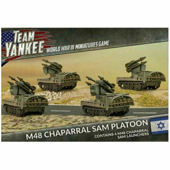 World War III: Team Yankee Israeli M48 Chaparral SAM Platoon New - TISTA MINIS