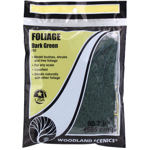 Woodland Scenics Foliage Net-Dark Green (60 Sq.In.) WOO53 - TISTA MINIS