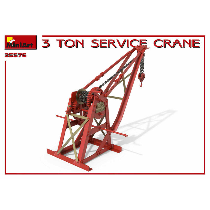 MiniArt 3 Tonne Service Crane (1/35) New - TISTA MINIS