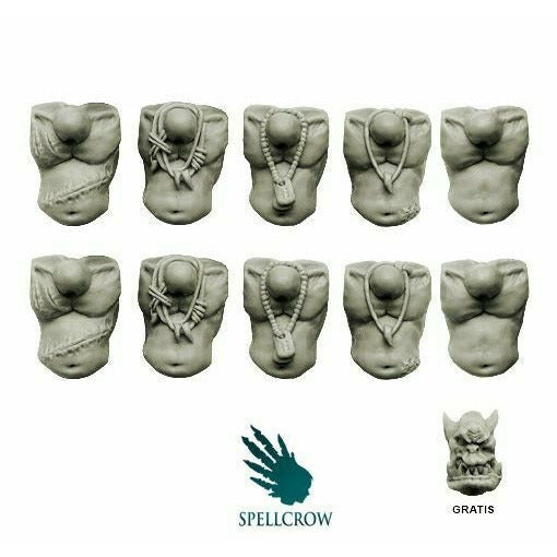 Spellcrow Orc Torsos - SPCB5130 - TISTA MINIS