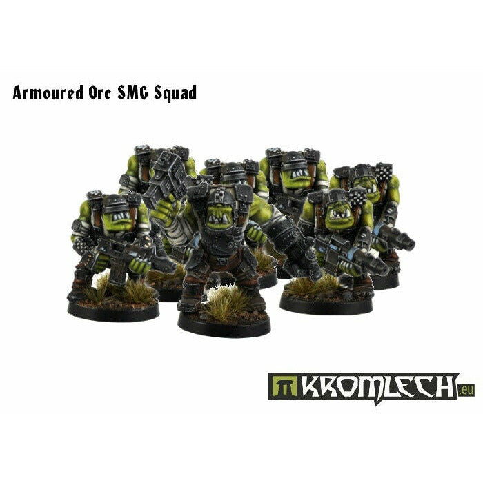 Kromlech Armoured Orc SMG Squad New - TISTA MINIS