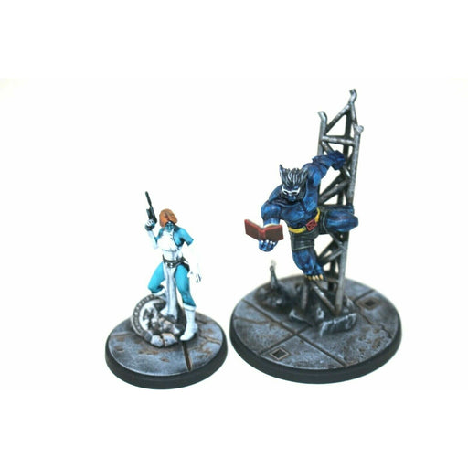 Marvel Crisis Protocol Beast And Mystique Well Painted - Tistaminis