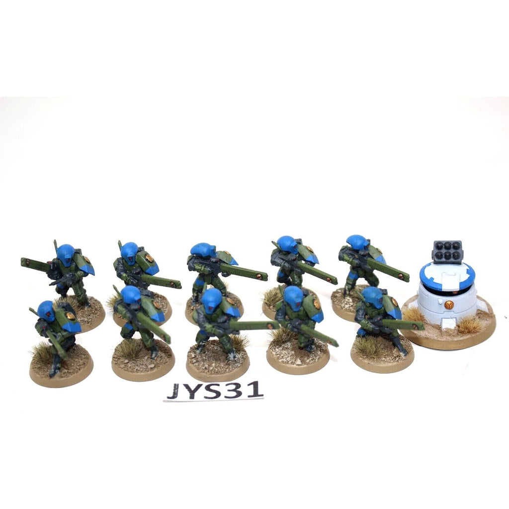 Warhammer Tau Fire Warriors With Missile Drone - JYS31 - Tistaminis