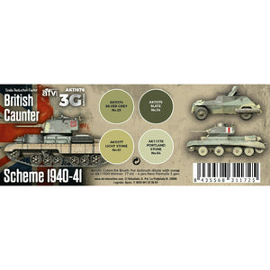 AK Interactive 3G British Caunter Scheme 1940-1941 New - Tistaminis