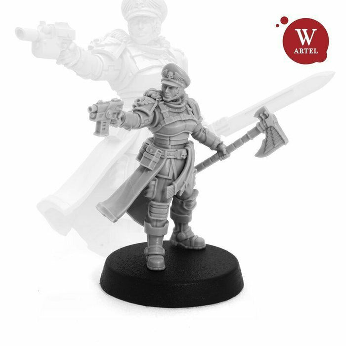 Artel Miniatures - Commissar Raivel - Heart of Darkness edition 28mm New - TISTA MINIS