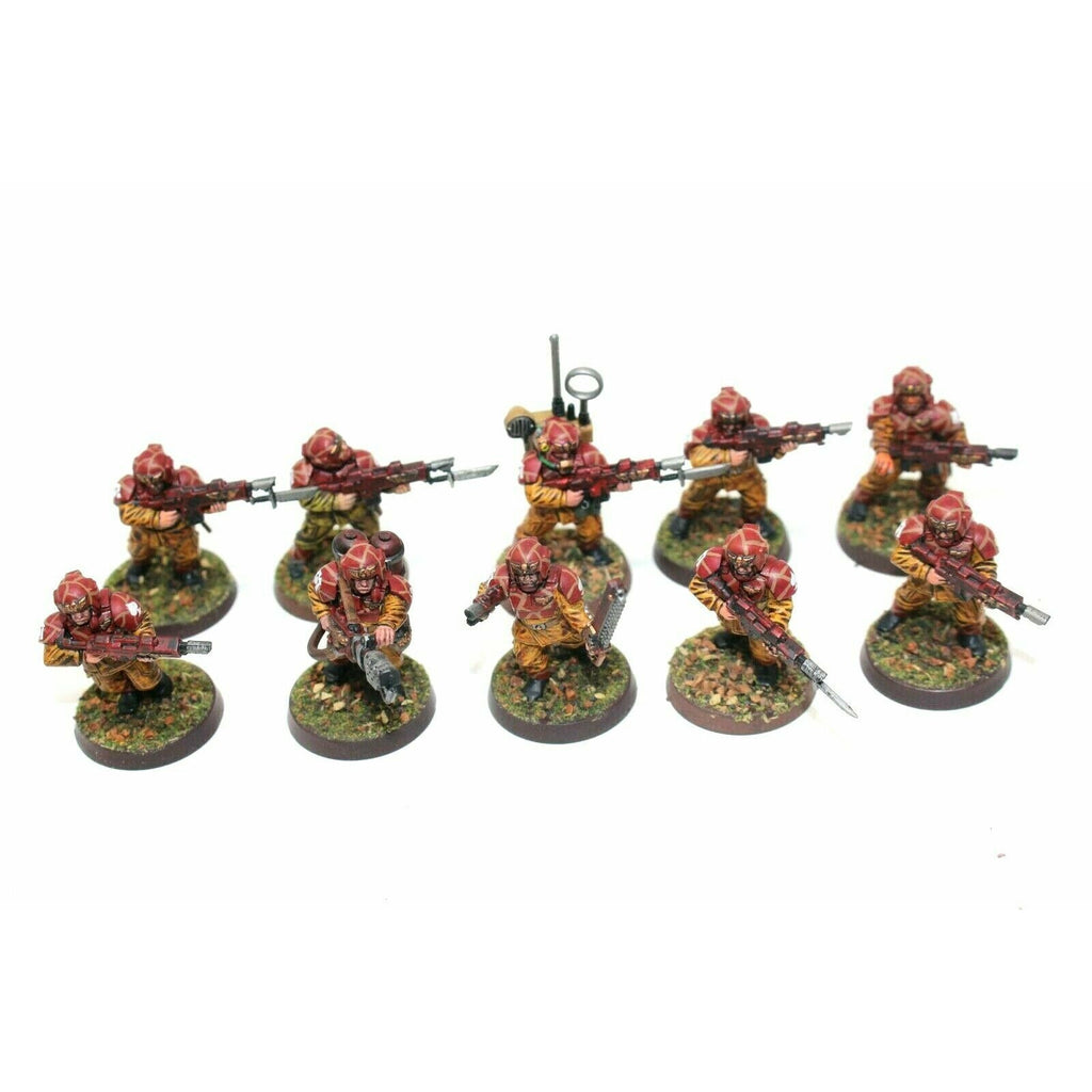 Warhammer Imperial Guard Cadian Shock Troopers Well Painted JYS17 - Tistaminis