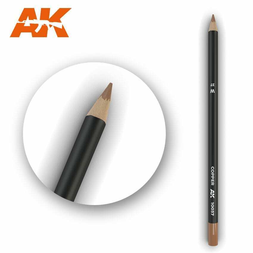 AK Interactive Watercolor Pencil Copper New - TISTA MINIS