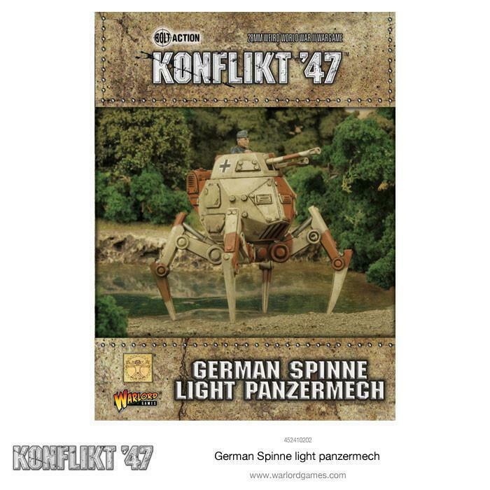 Bolt Action: Konflikt '47 - German Spinne Light Panzermech New - TISTA MINIS