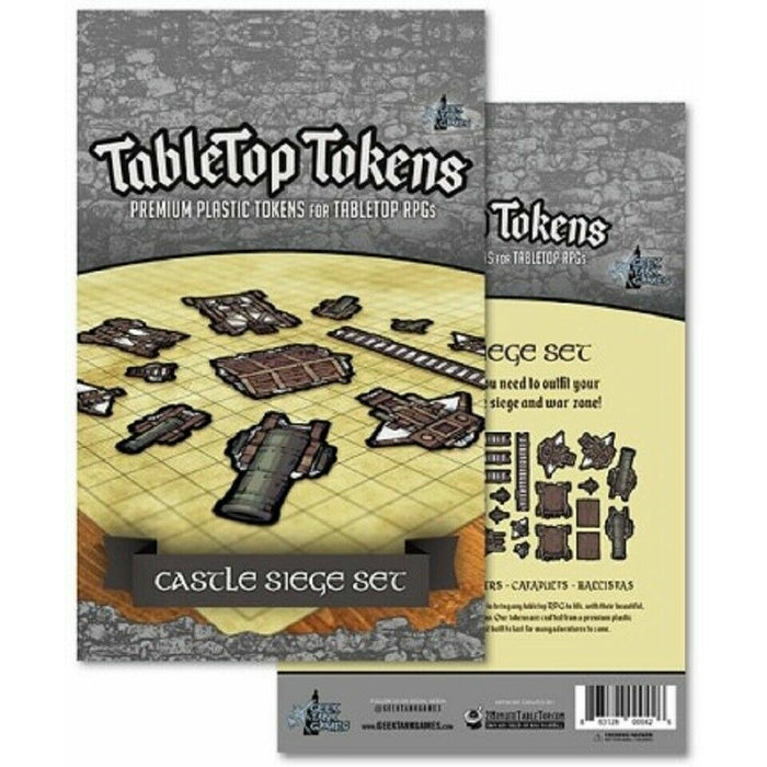 TABLETOP TOKENS CASTLE SIEGE SET New - TISTA MINIS