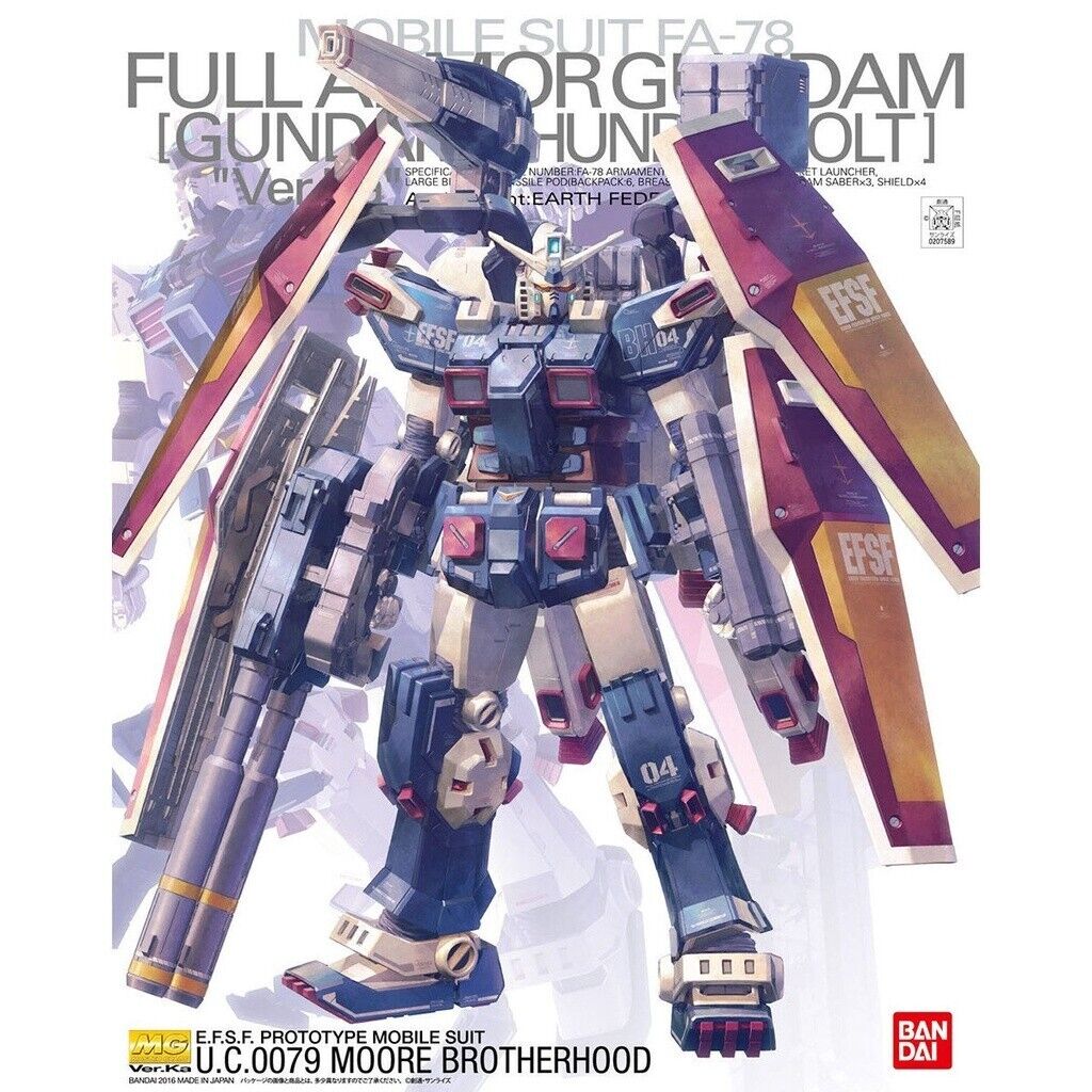 Bandai Gundam MG 1/100 FULL ARMOR GUNDAM Ver.Ka [GUNDAM THUNDERBOLT] New - Tistaminis