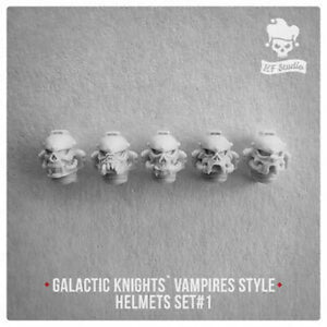 Artel W - KF Studio	Galactic Knights Vampire Style Helmets Set#1 New - Tistaminis