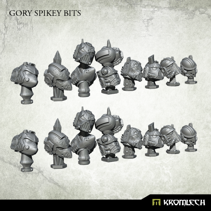 Kromlech Gory Spikey Bits (16) New - TISTA MINIS