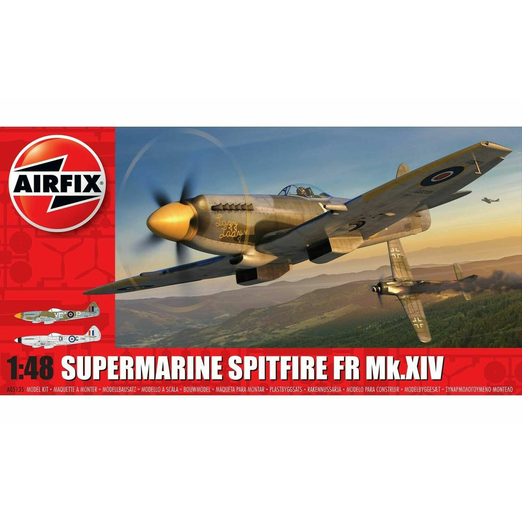 Airfix SUPERMARINE SPITFIRE FR Mk.XIV AIR05135 (1/48) New - TISTA MINIS
