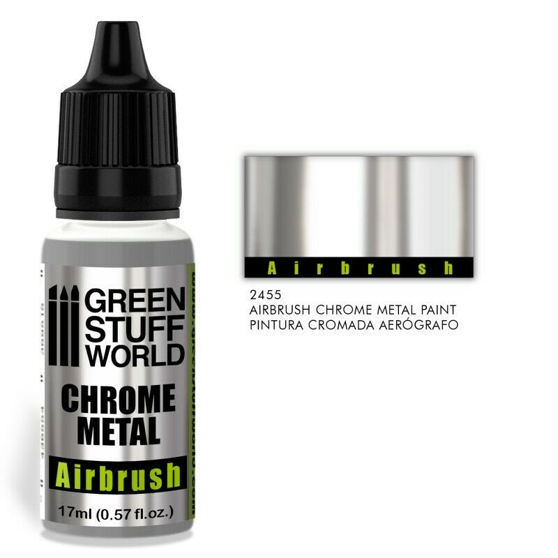 Green Stuff World Chrome Paint - Airbrush New - TISTA MINIS