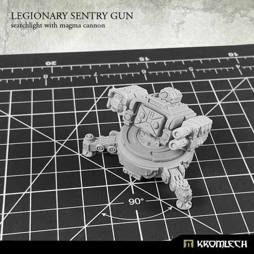 Kromlech Legionary Sentry Gun: Magma Cannon with Searchlight New - TISTA MINIS