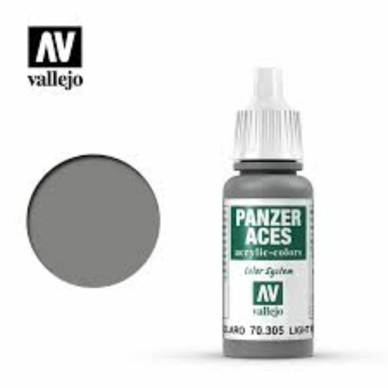 Vallejo Panzer Aces Paint Light Rubber (70.305) - Tistaminis