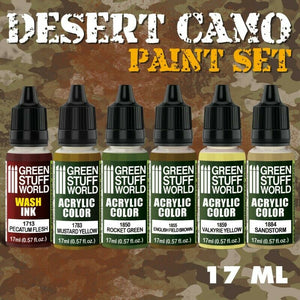 Green Stuff World Paint Set - Desert Camo New - TISTA MINIS