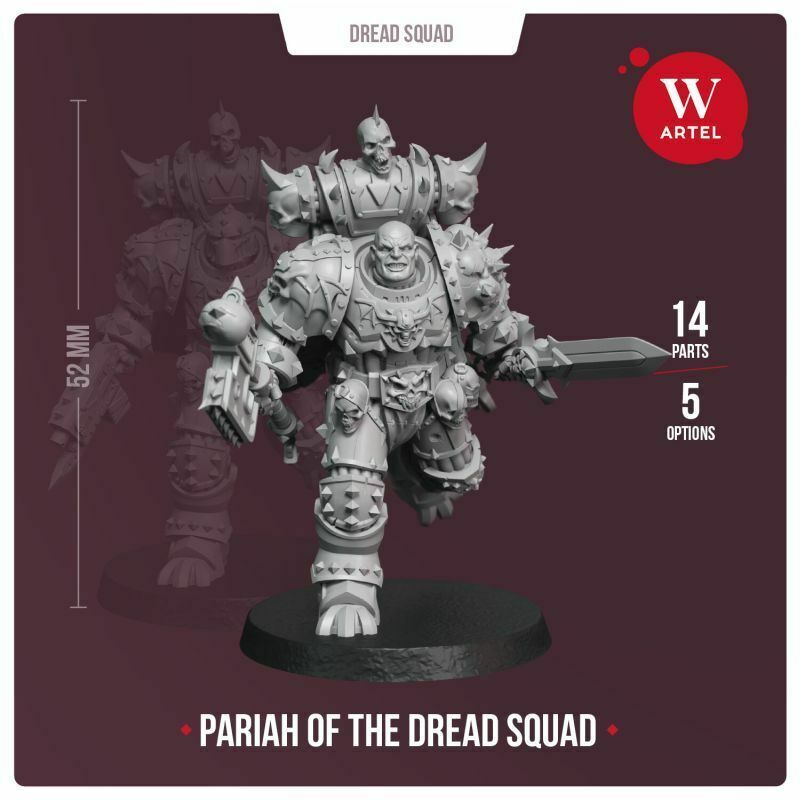 Artel Miniatures Pariah of the Dread Squad  New - Tistaminis