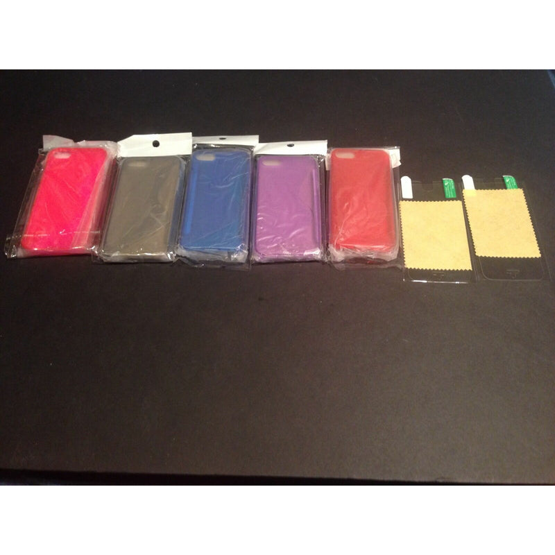 IPhone 5 and 5S Soft S Gel Cases with Screen Protectors - Free Shipping | TISTAMINIS