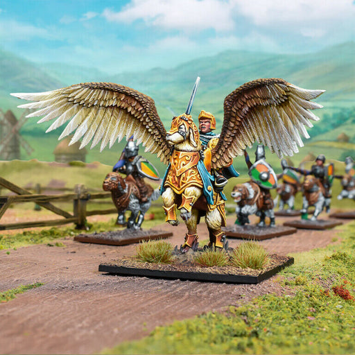 Kings of War Halfling General on Winged Aralez New - Tistaminis