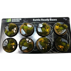 Gamers Grass Highland Bases Round 32mm (x8) - TISTA MINIS
