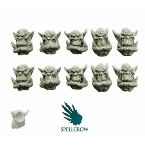 Spellcrow Orcs Standard Heads (ver. 3) - SPCB5115 - TISTA MINIS