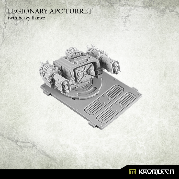 Kromlech Legionary APC Turret: Twin Heavy Flamer - TISTA MINIS