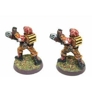 Warhammer Imperial Guard Cadian With Plasma Guns Metal Well Painted JYS14 - Tistaminis