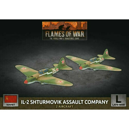 Flames of War Soviet IL-2 Shturmovik Assault Company (x2 Plastic) New - TISTA MINIS