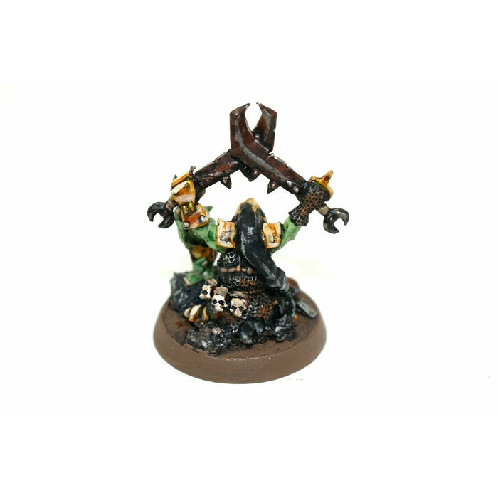 Warhammer Orcs And Goblins Goblin Warboss Metal Well Painted JYS6 - Tistaminis