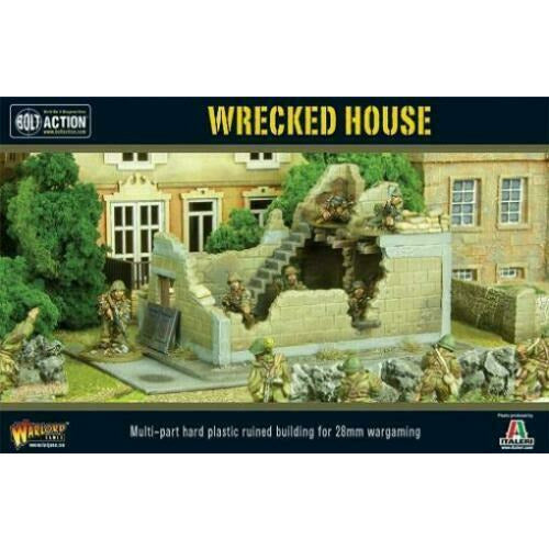 Bolt Action Wrecked House Terrain  New - WG-TER-46 - TISTA MINIS