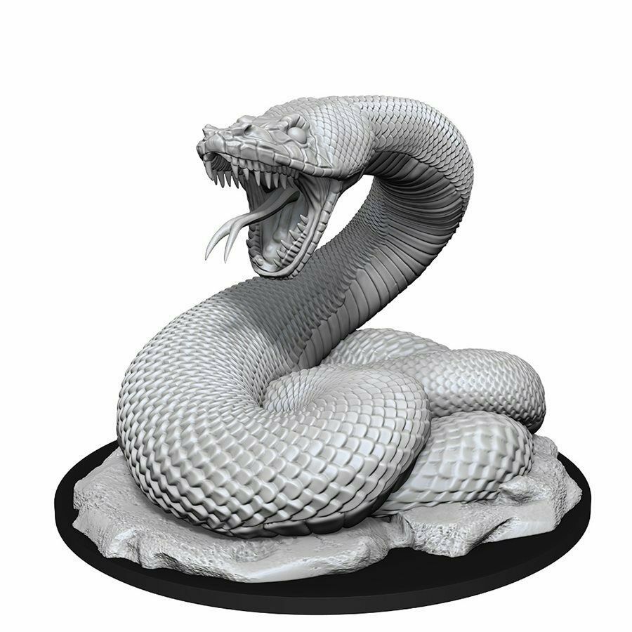 D&D Nolzur's Marvelous Unpainted Miniatures Wave 13: Giant Constrictor Snake New - TISTA MINIS