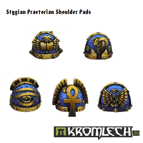 Kromlech Stygian Praetorian Shoulder Pads New - TISTA MINIS