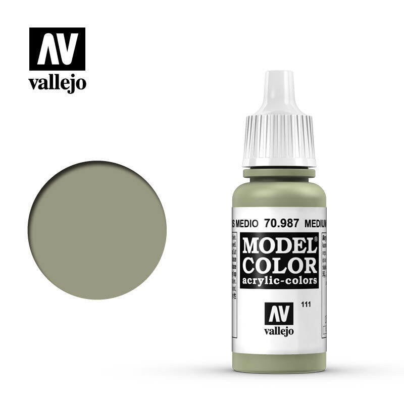 Vallejo Model Colour Paint Medium Grey (70.987) - Tistaminis