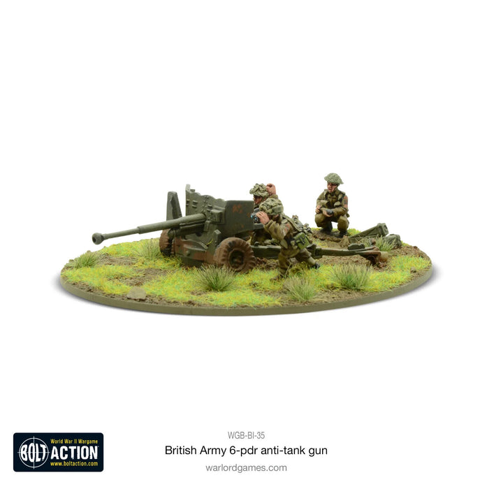 Bolt Action	British Army 6 Pounder Anti Tank Gun New - Tistaminis