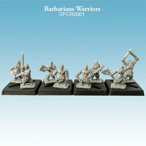 Spellcrow Barbarians Warriors - SPCR0001 - TISTA MINIS