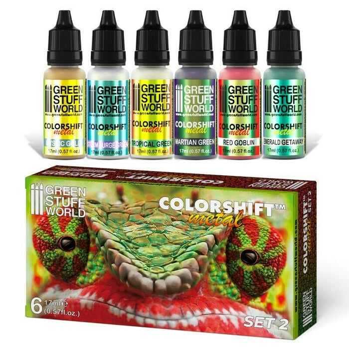 Green Stuff World Chameleon Acrylic Paint Set 2 New - TISTA MINIS