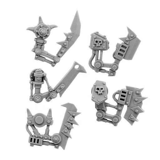 Wargames Exclusive ORK CYBORG CONVERSION BITS BIONIC CHOPPA ARM (RIGHT) New - TISTA MINIS