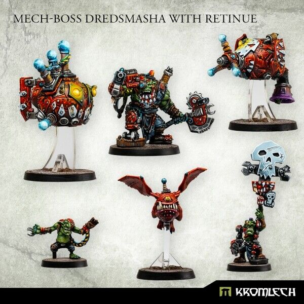 Kromlech	Mech-Boss Dredsmasha with Retinue (6) New - Tistaminis