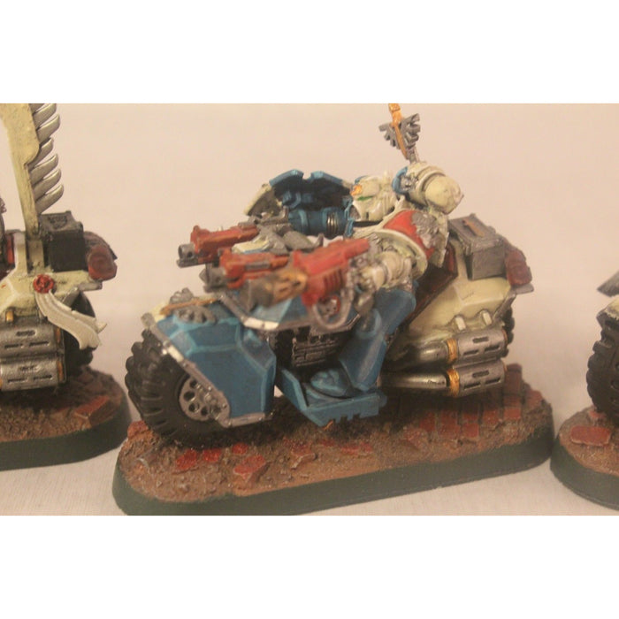 Warhammer Space Marine Biker Squad Well Painted | TISTAMINIS