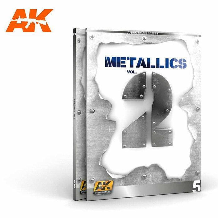 AK Interactive METALLICS VOL 2 (AK LEARNING SERIES No 5) New - TISTA MINIS