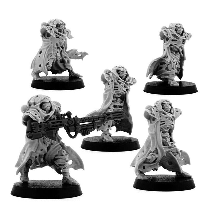 Wargames Exclusive NECROCYBORG DEATHMARKS CONVERSION SET (5U) New - TISTA MINIS