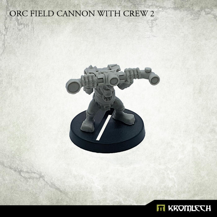 Kromlech Orc Field Cannon with Crew 2 New - TISTA MINIS