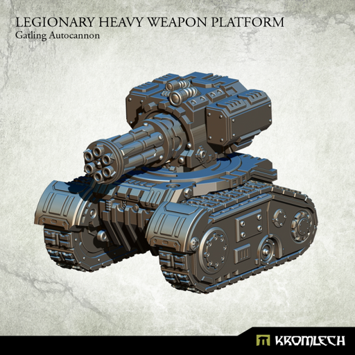 Kromlech Legionary Heavy Weapon Platform: Gatling Autocannon New - TISTA MINIS