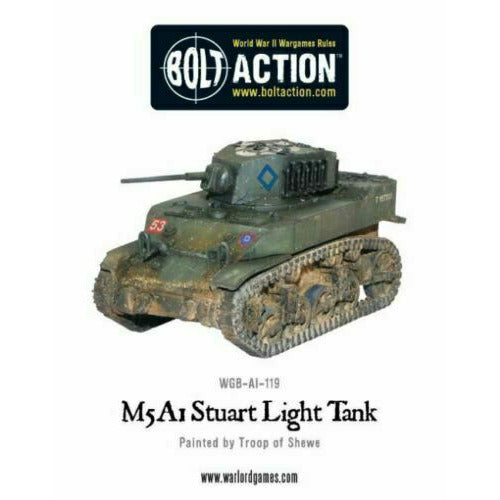 Bolt Action United States / British M5A1 Stuart Tank  New - WGB-AI-119 - TISTA MINIS