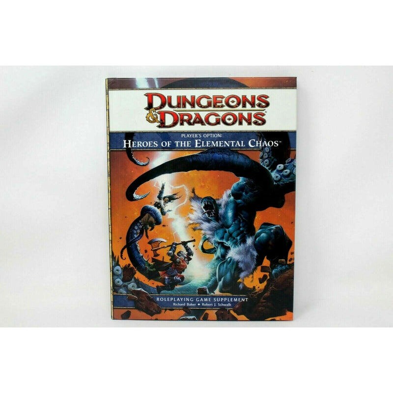 Dungeons and Dragons DDR 4e PLYR'S OPTION:HEROES O/T ELEMENTAL CHAOS HC - RPB4 - TISTA MINIS