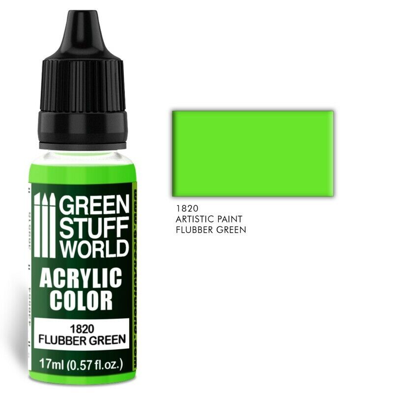 Green Stuff World Acrylic Color Flubber Green - Tistaminis