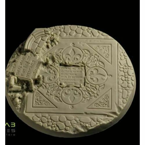 Alien Lab Miniatures TEMPLE RUINS ROUND BASES 100MM New - Tistaminis
